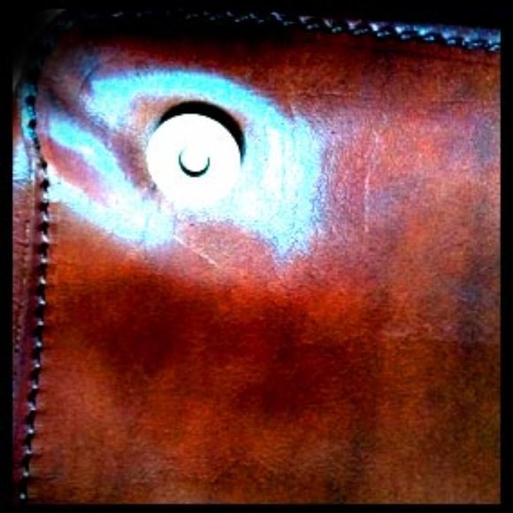 New Italian Leather Messenger Bag